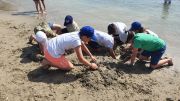 sulla spiaggia